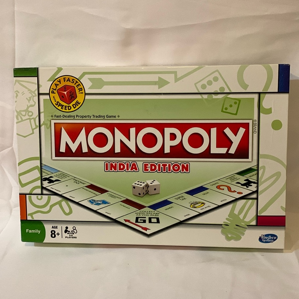 Hasbro Monopoly board game India Edition